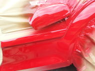 Vauxhall Astra Rear wheel Arch scrape Dent 