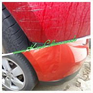 Renault megane near side rear paintwork repair