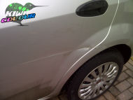 Fiat Punto Door Crease and paintwork repair