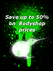 Save up to 50% on bodyshop prices